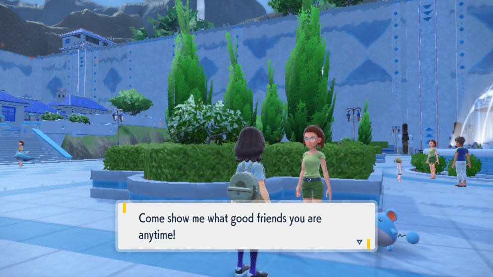 The friendship checker in Pokemon Scarlet & Violet