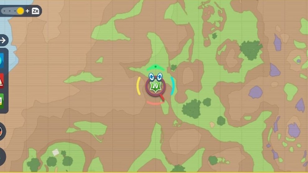 Grass Tera Raid Map Symbol