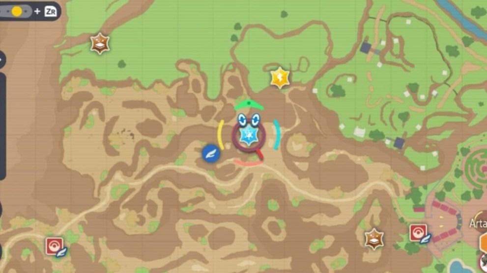 Ice Tera Raid Map Symbol