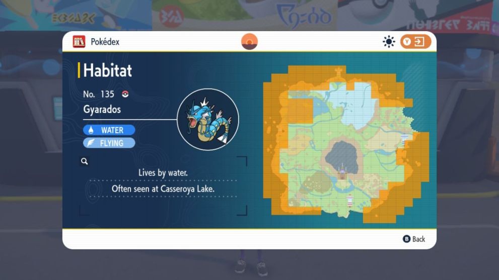 Gyarados location in Pokemon Scarlet & Violet