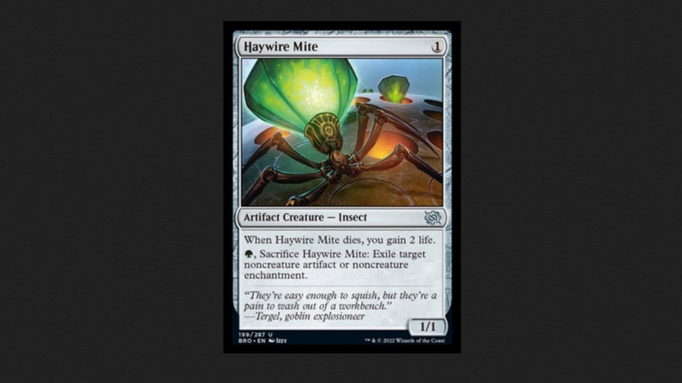 Haywire Mite card