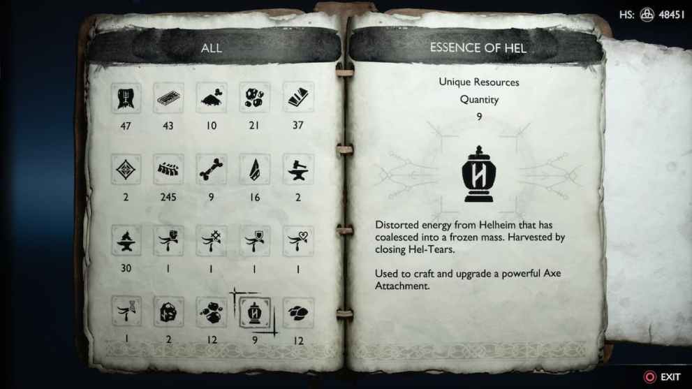 essence of hel in God of War Ragnarok