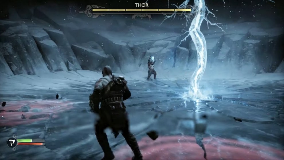 Thor Boss Fight in God of War Ragnarok