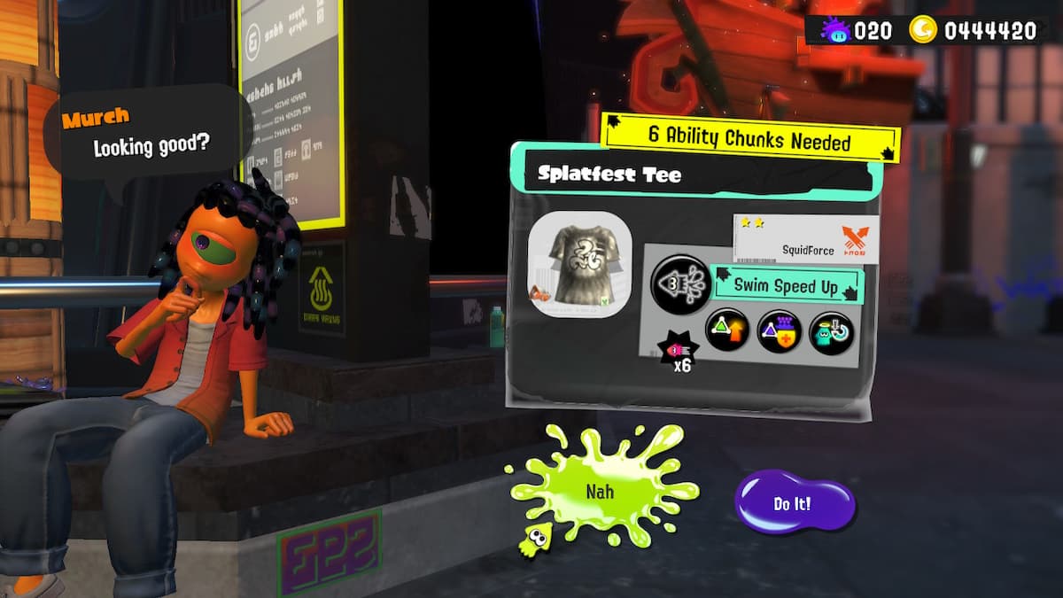 How to Power Up the Splatfest Tee in Splatoon 3