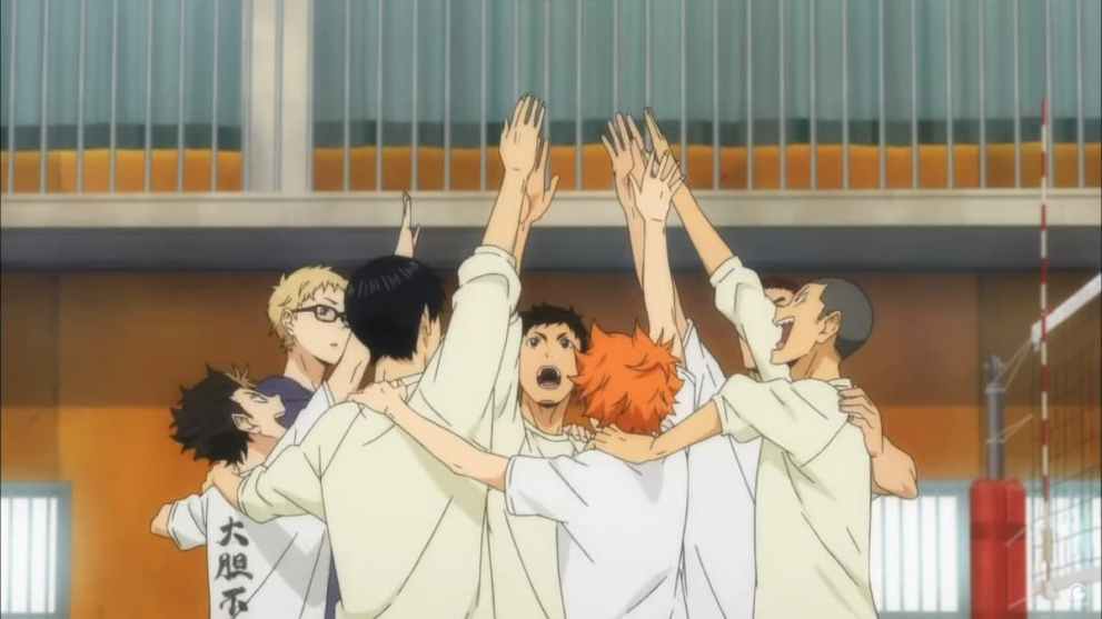 Karasuno Team Huddle