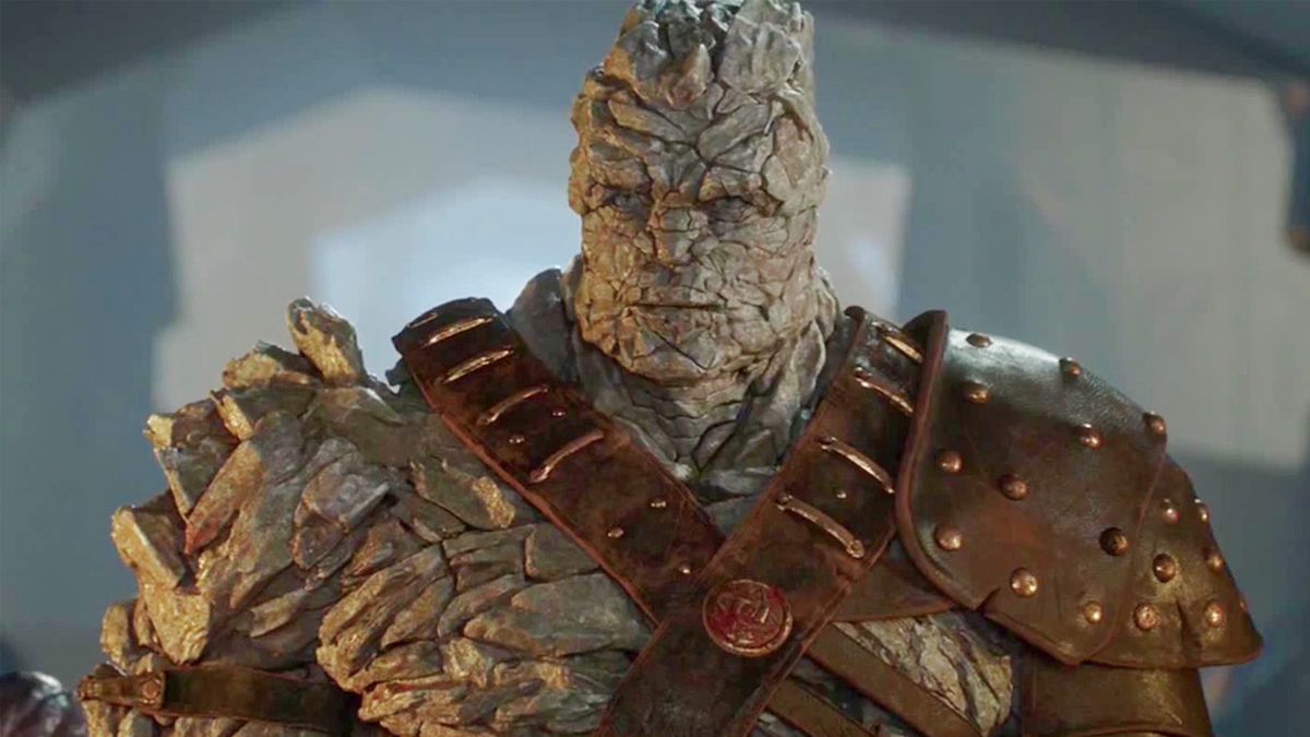 Korg and Dwayne as queer MCU characters