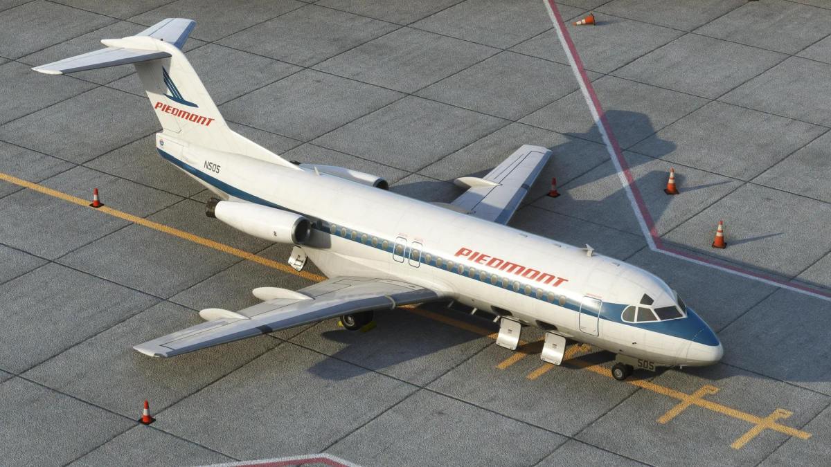 Microsoft Flight Simulator Fokker F28