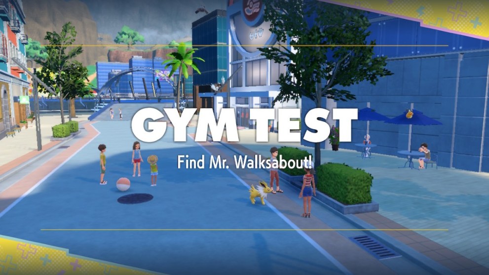 Pokemon Scarlet In game Screenshot of Levincia Gym test