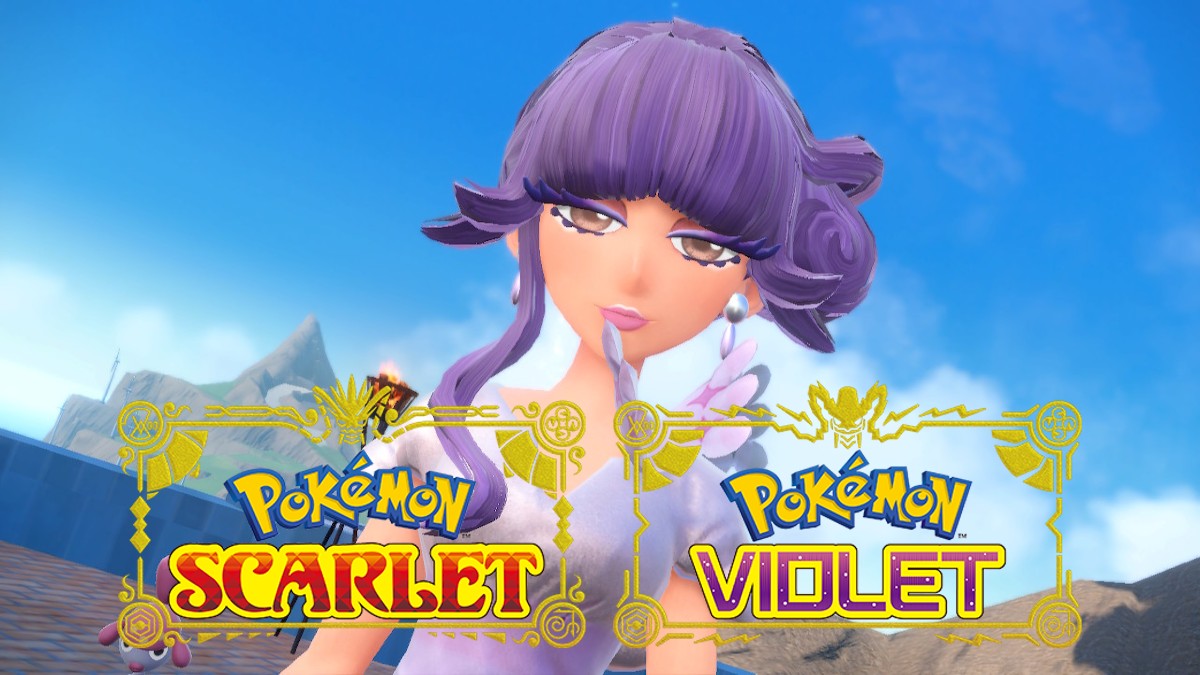 Pokemon Scarlet and Violet Psychic Gym Leader Tulip