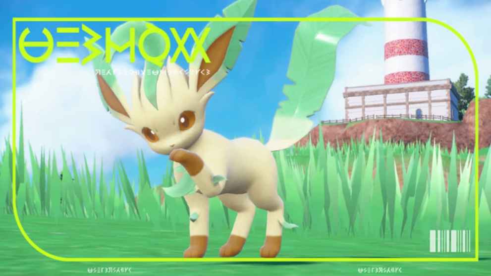 Leafeon in the Pokemon Scarlet and Violet Pokedex.