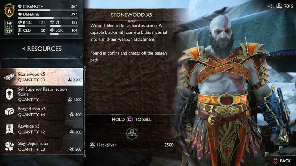 god of war ragnarok hacksilver