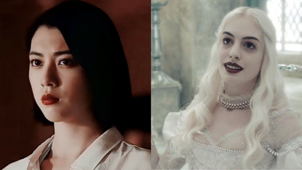 An from Alice in Borderland parallels Mirana the White Queen from Alice in Wonderland.