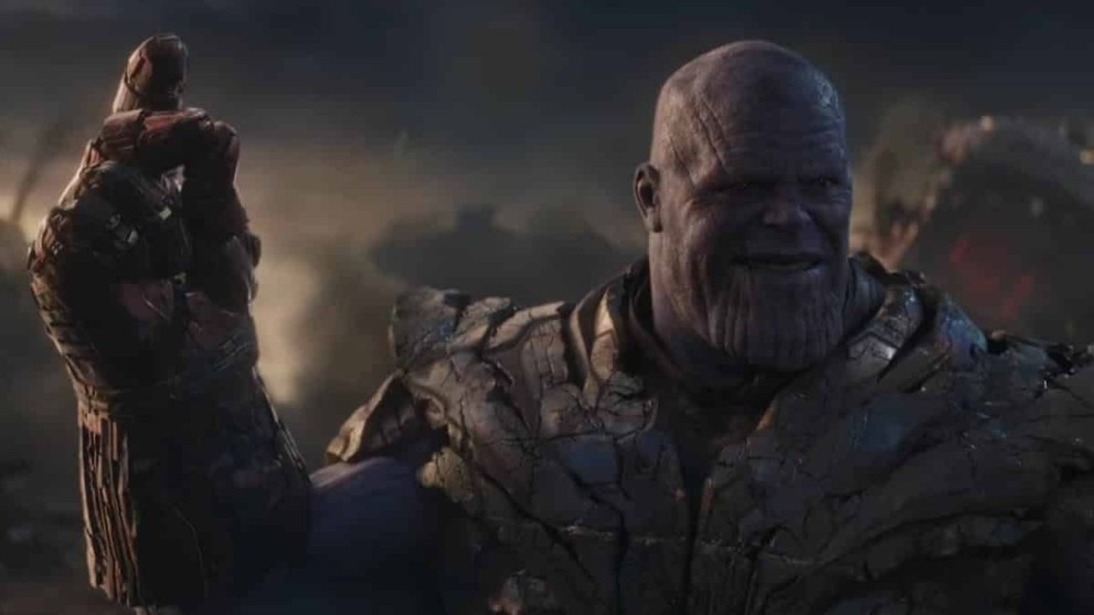 Thanos finger snap in Avengers Endgame