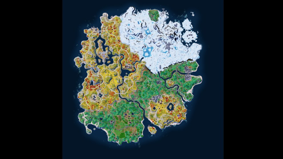 fortnite chapter 4 season 1 map