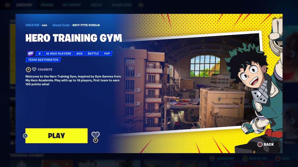 What Is the Hero Training Gym Creative Island Code in Fortnite? Answered