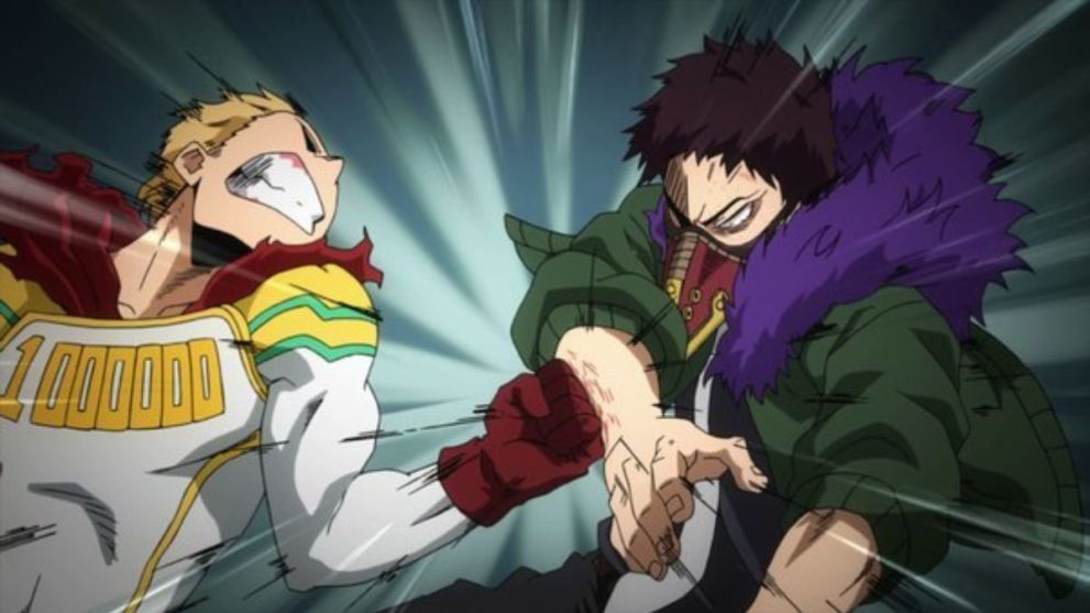 Mirio vs Overhaul in My Hero Academia