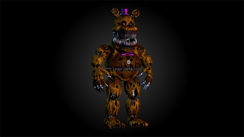 Nightmare Fredbear in FNAF 4