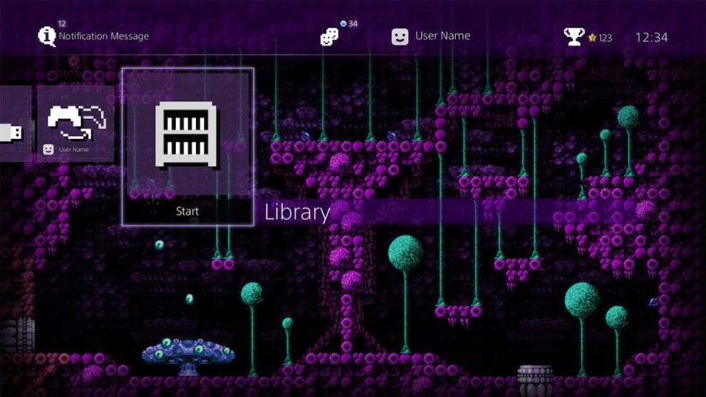 Axiom Verge PS4 Theme