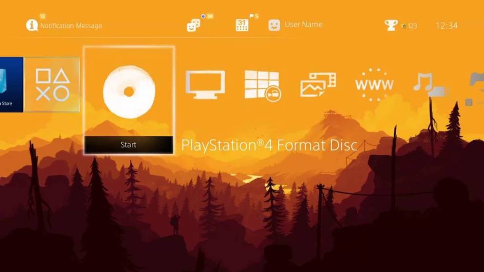 Firewatch Dynamic PS4 Theme