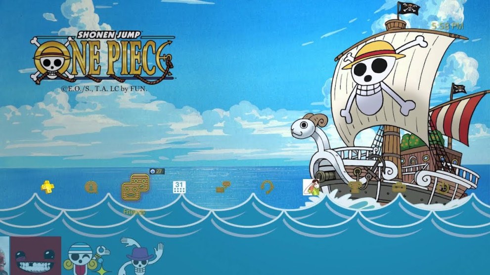 One Piece Going Merry PS4 Theme