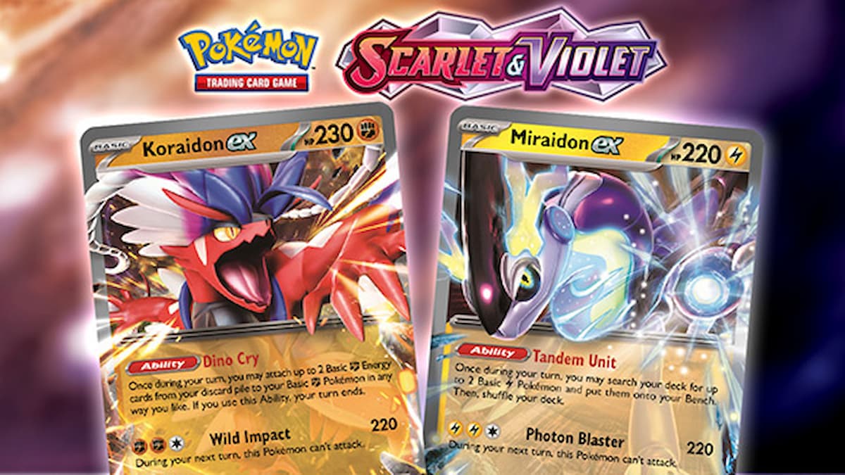 Promotion for the Pokemon Scarlet and Violet TCG.