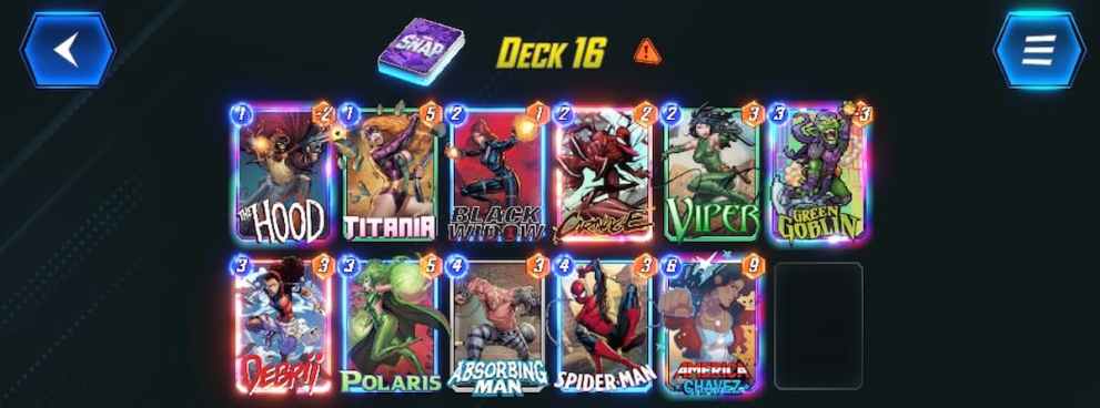 sentry junk deck in marvel snap