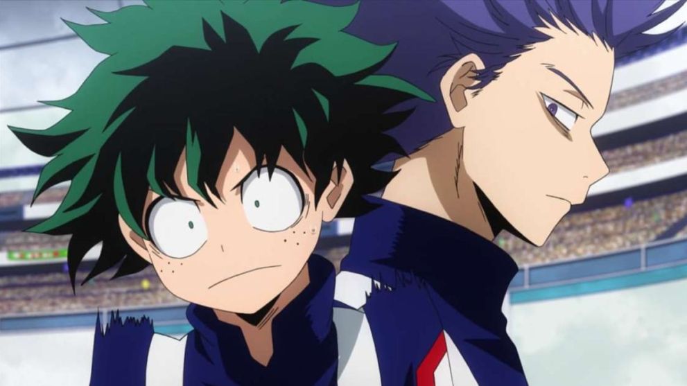 Shinso vs Deku in My Hero Academia