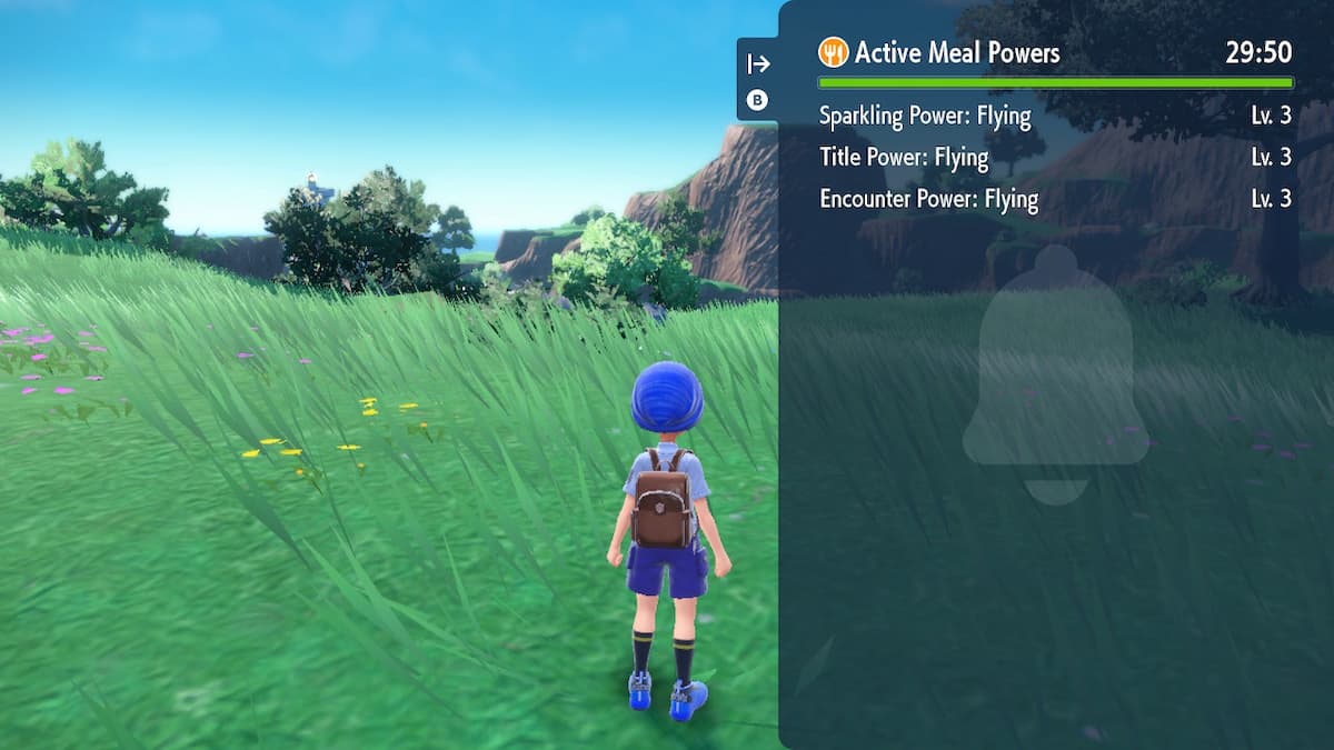 Sparkling Power in effect in Pokemon Scarlet and Violet.