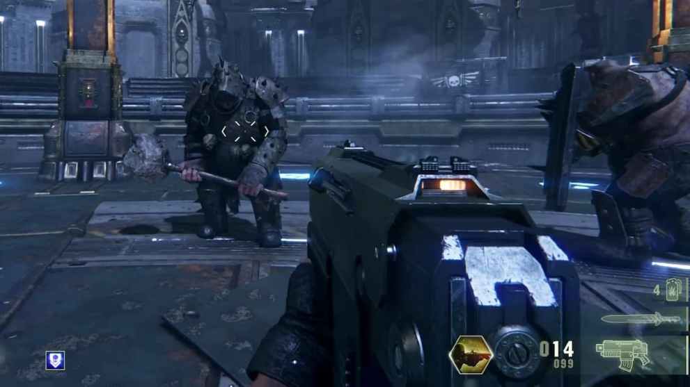 Warhammer 40K Darktide Bolter Boltgun in-game screenshot