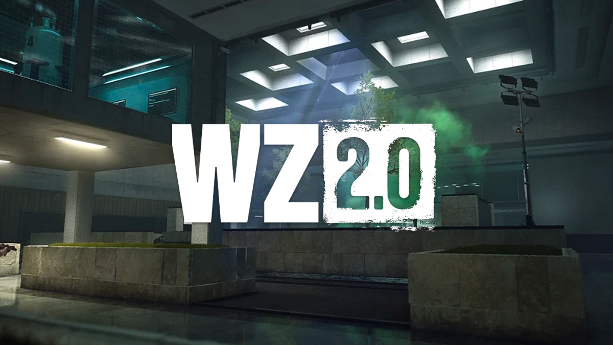 Warzone 2 logo on Building 21 image from Warzone 2 DMZ