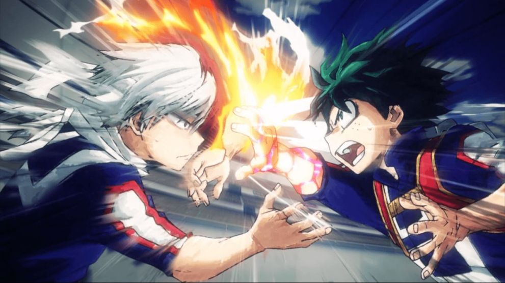 My Hero Academia Deku vs Todoroki