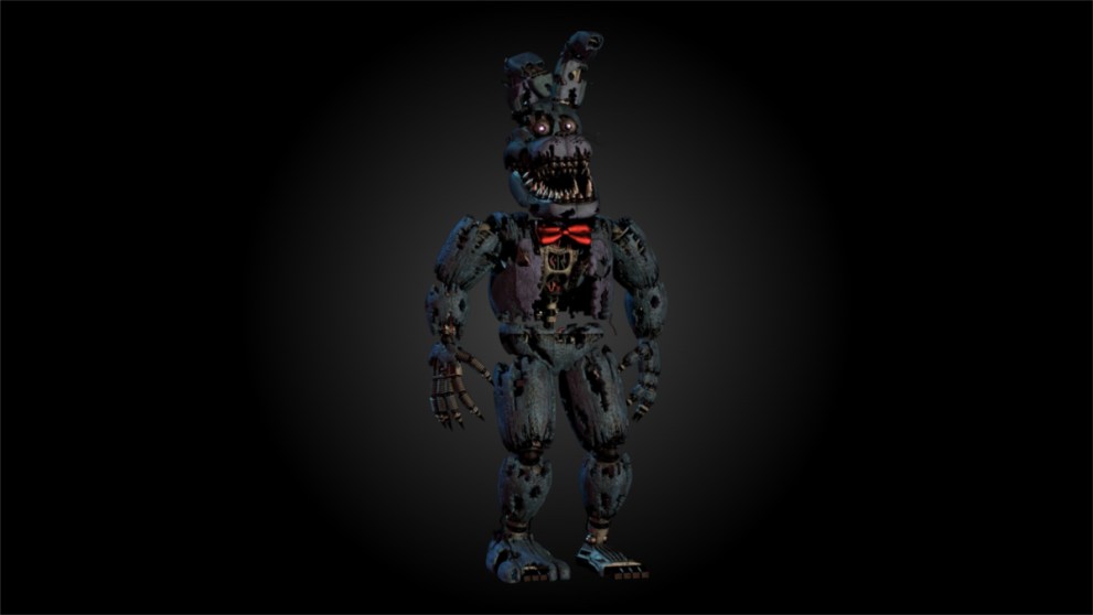 Nightmare Bonnie in FNAF 4