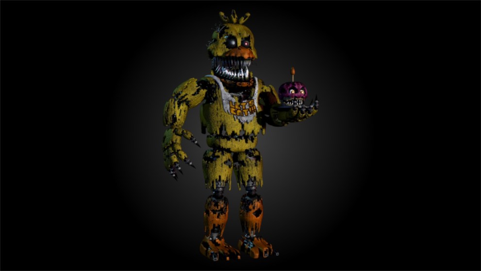 Nightmare Chica in FNAF 4