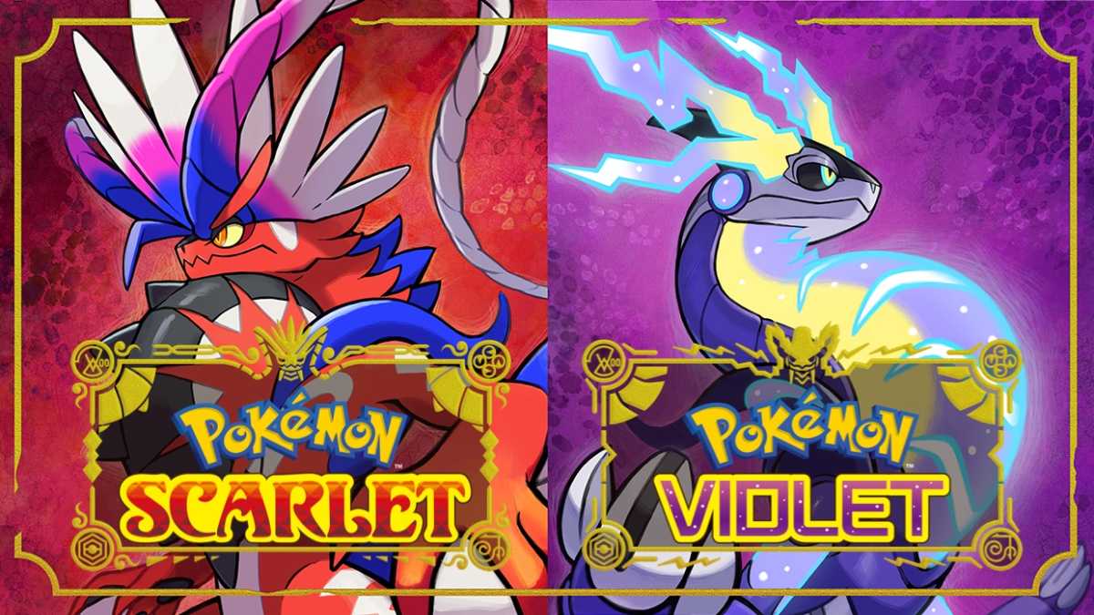 pokemon scarlet and violet key art with legendaries