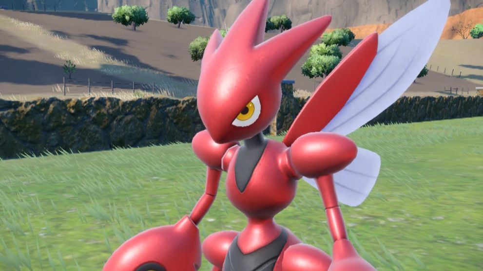 Scizor in Pokemon Scarlet & Violet.