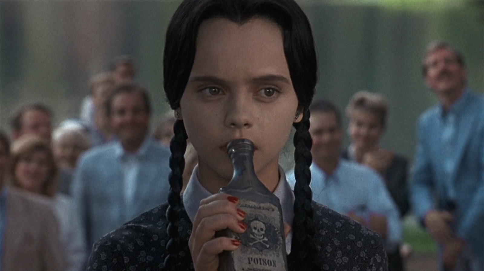 Christina Ricci as Wednesday in The Addams Family.