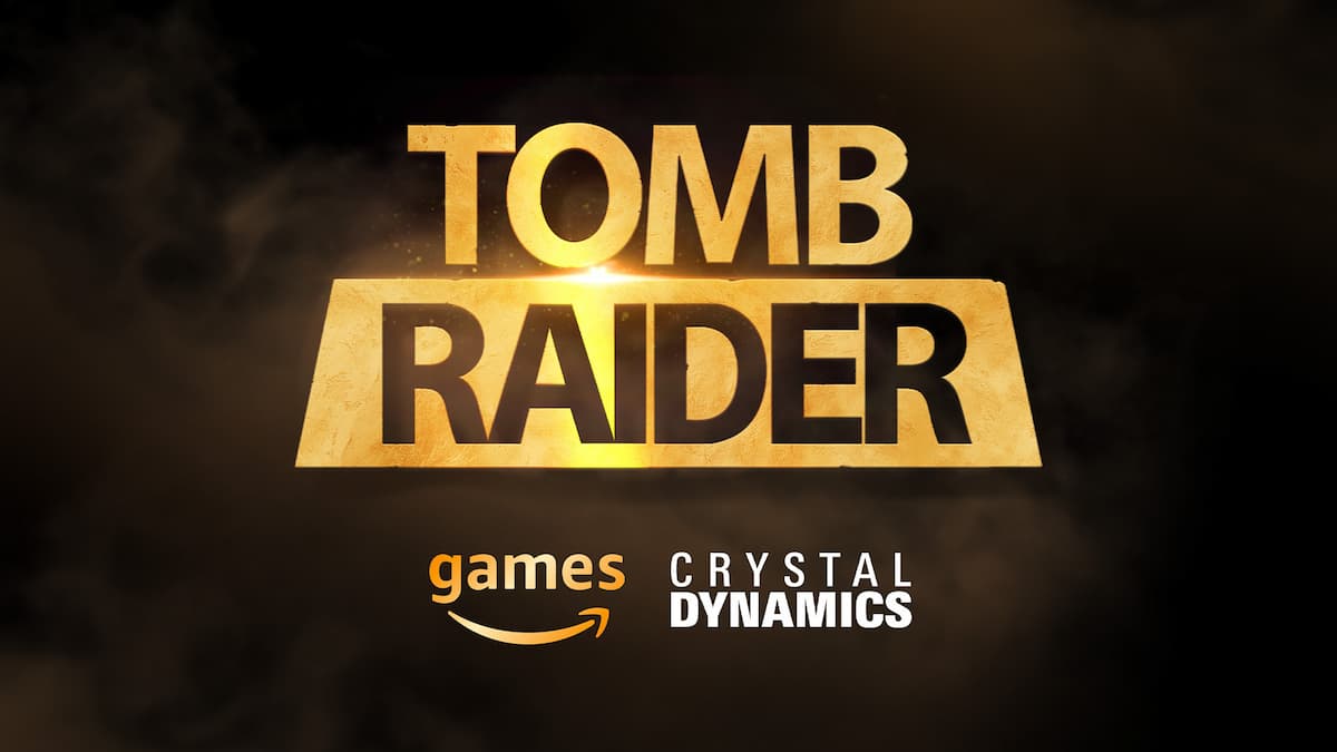 tomb raider amazon games and crystal dynamics logo