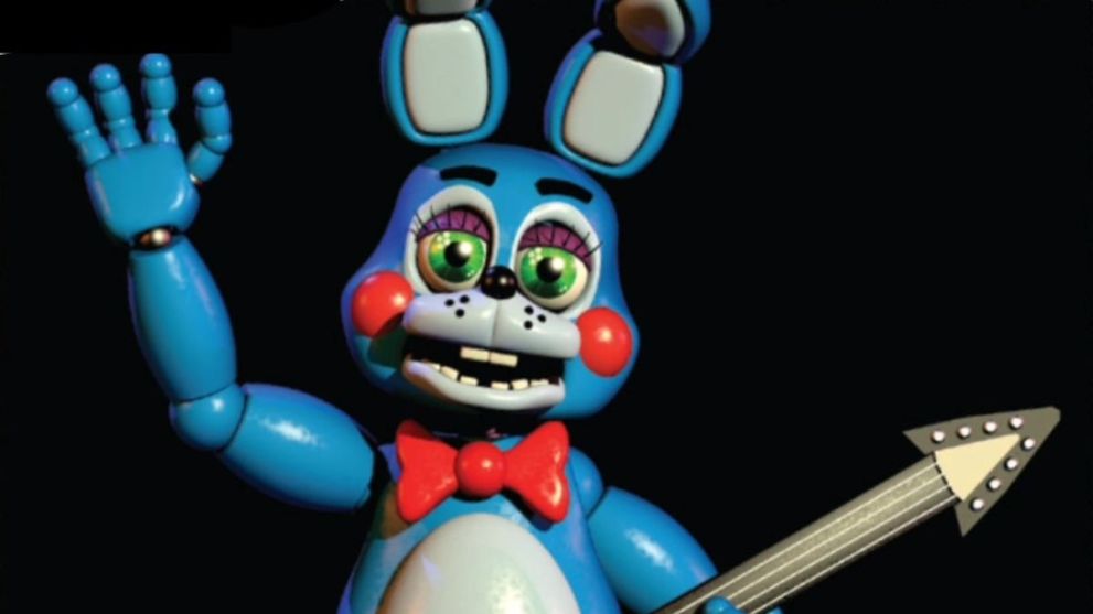 Toy Bonnie in FNAF 2