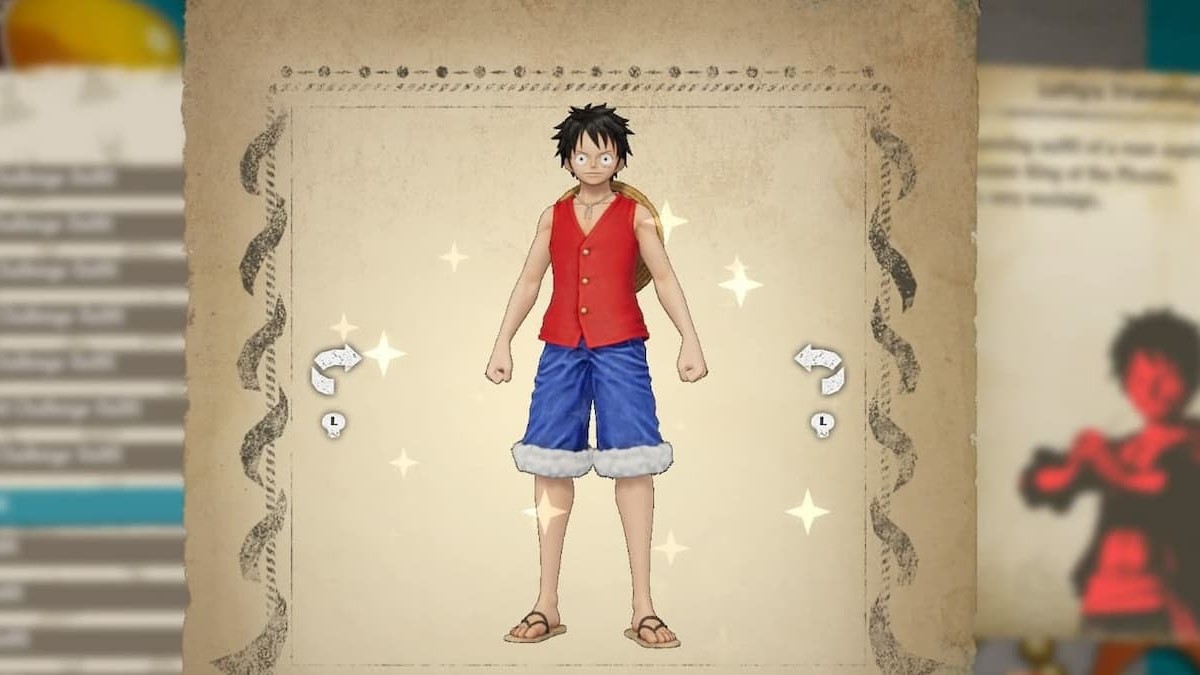 Luffy Traveling Outfit