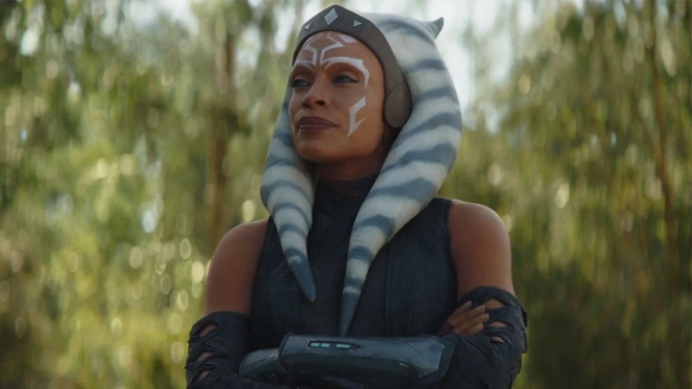 Rosario Dawson as Ashoka Tano in The Mandalorian.