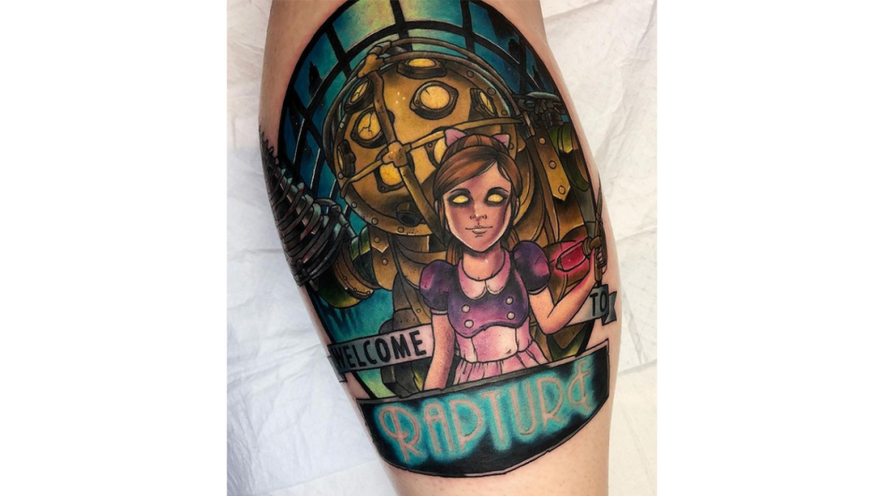 Welcome to Rapture BioShock Tattoo