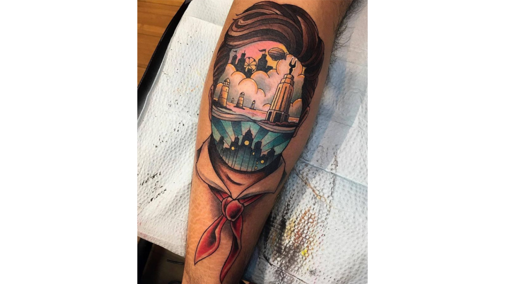 Andrew Ryan BioShock Tattoo