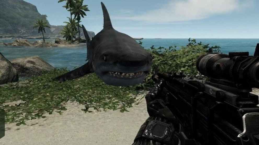 Crisis Shark glitch