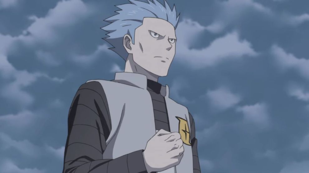 Cyrus in the Pokemon anime