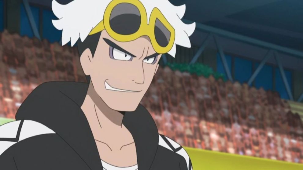 Guzma in the Pokemon anime