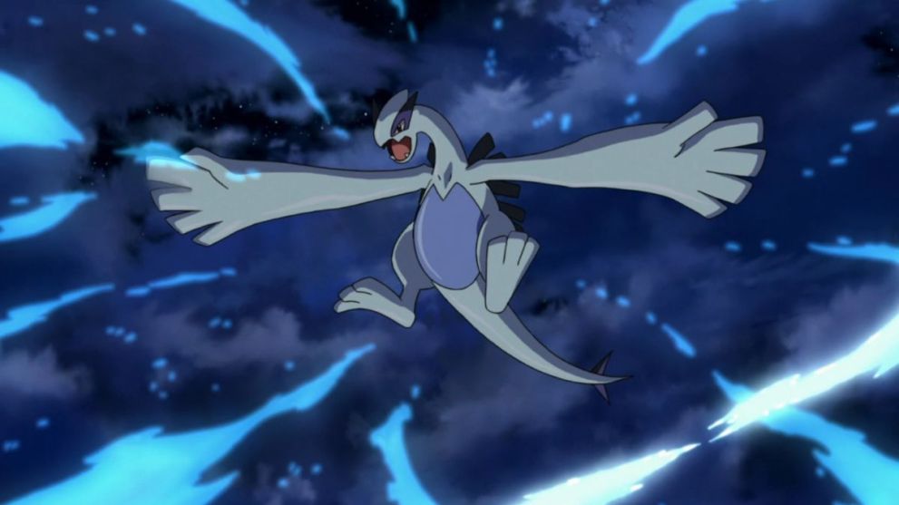 Lugia in the Pokemon anime