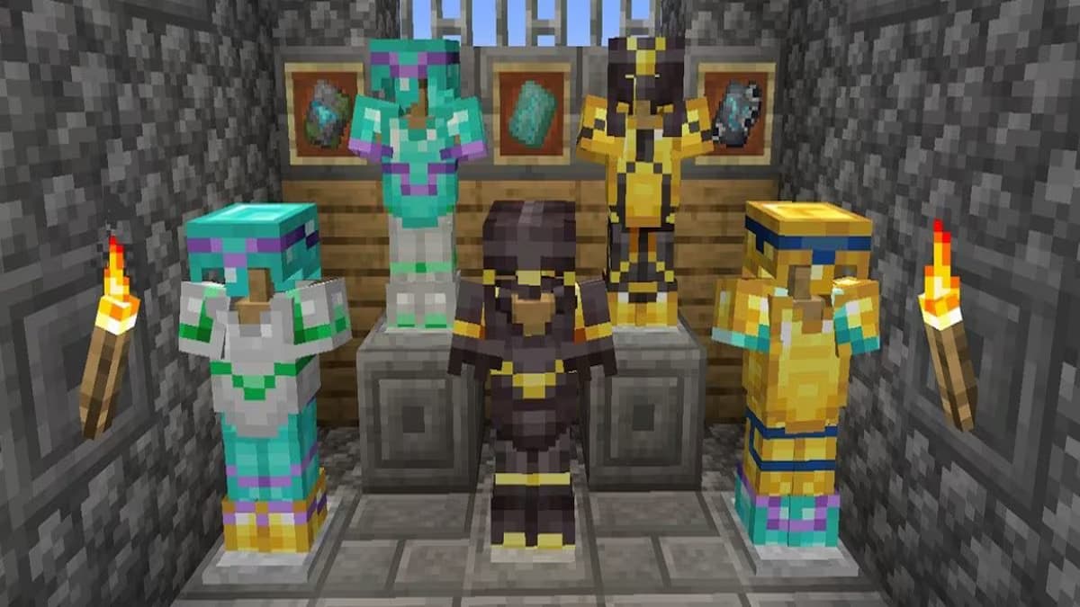 Examples of Minecraft Armor Trims