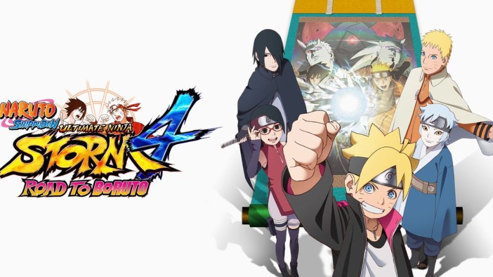 Naurto Ultimate Ninja Storm 4: Road to Boruto promotional art