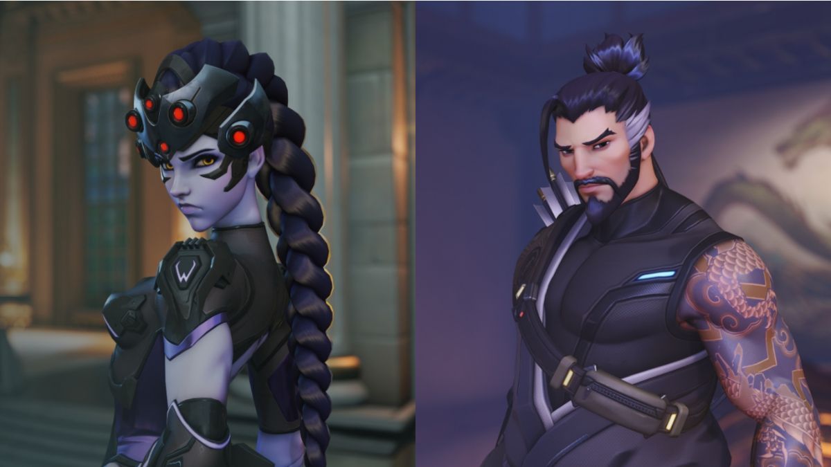 Widowmaker and Hanzo from Overwatch 2