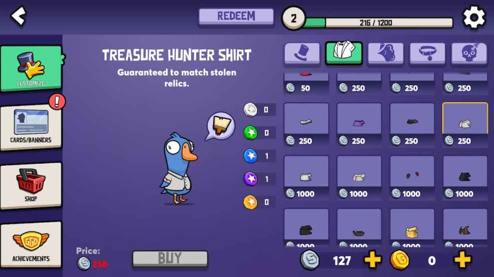 All Outfits and Achievements in Goose Goose Duck